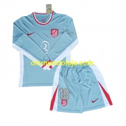 Camisola Atlético Madrid Julian Alvarez 19 Criança Equipamento Segundo 2024-2025 Manga Comprida